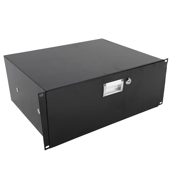 19寸4U铁板DJ抽屉机柜带钥匙-1