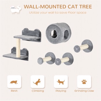 猫舍/木制猫屋/猫爬塔/猫墙架 （ Amazon Shipping）（WalMart禁售）（周末不发货）
